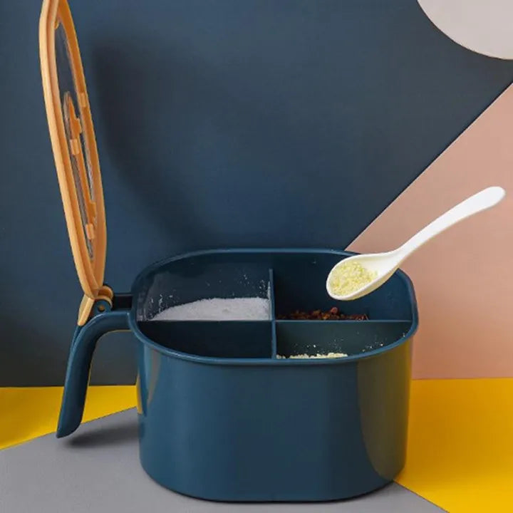 4-Grid Kitchen Seasoning Box