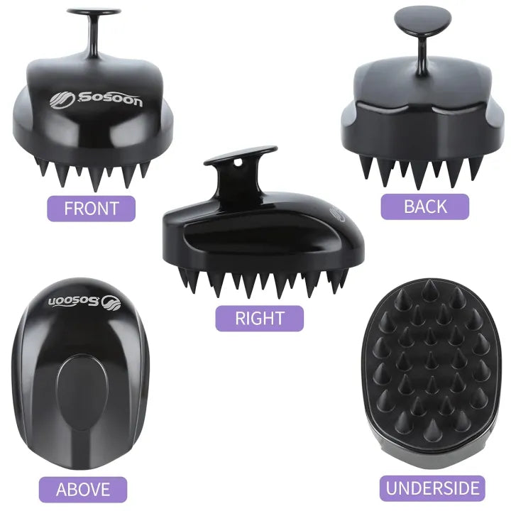 Silicone Scalp Massager Shampoo Brush