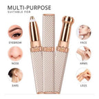 FlawlessGlow™ 2-in-1 LED Facial Hair Remover & Precision Eyebrow Trimmer