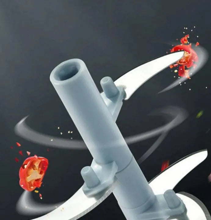 900ml Manual Food Chopper with 5 Blades