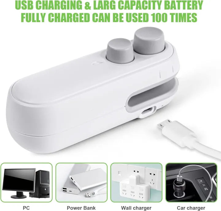 2-in-1 Mini Heat Sealer & Cutter