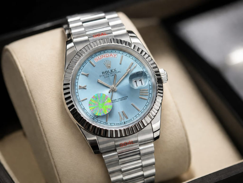 Rolex Oyster Perpetual Day-Date Ice Blue Dial