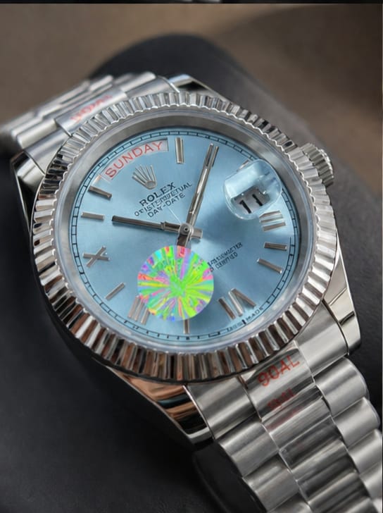 Rolex Oyster Perpetual Day-Date Ice Blue Dial