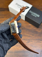 Cartier Tank – Brown with Black Dial