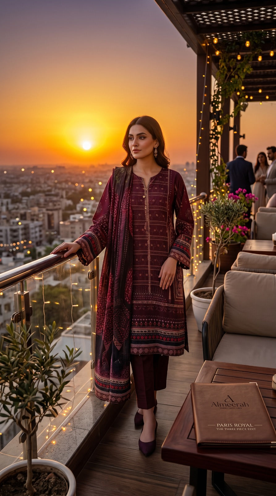 3 Piece Unstitched Printed Lawn Suit – Premium Summer Collection